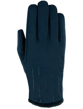 Kirchsee Damen Fingerhandschuhe, schwarz 6.5