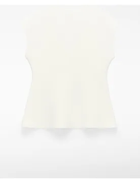 Top de mujer peplum de punto - Adolfo Dominguez - FashionsVida