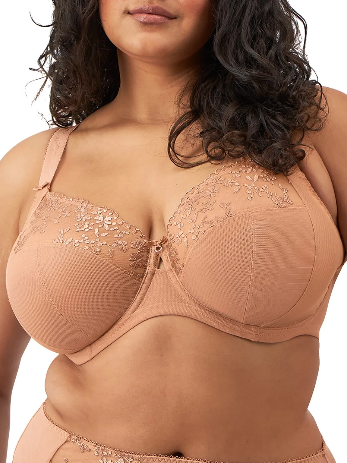 Womens Zarla Full Cup Bra - Beige Polyamide - Size 44g - Elomi - FashionsVida