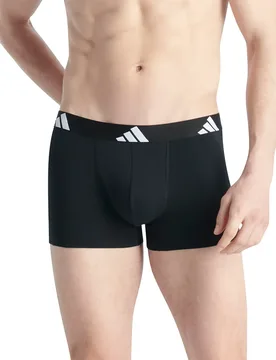 Boxers Active Flex Cotton Trunk 3 Unités Blue / Black / Pr S - Adidas Underwear - FashionsVida