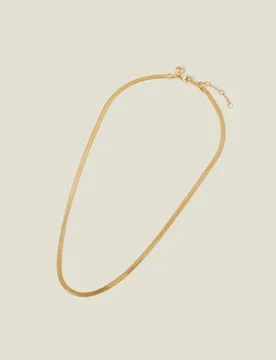Ct Gold Plated Chain Necklace Gold female - Accessorize - FashionsVida