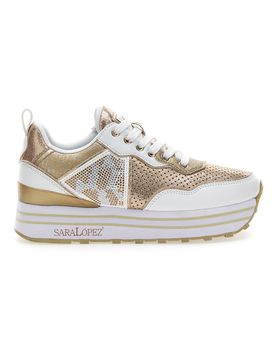 Sneakers Flatform Oro 036 37