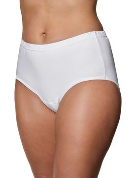 Fixierhose mit Netzeinsatz Damen weiss M