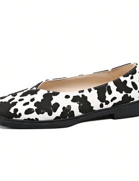 Nuevos Zapatos de Moda de Lujo para Mujer, Diseño de Hebilla de Lujo, Zapatos Mary Jane de Punta Cuadrada, Mocasines Versátiles para Todas las Estac