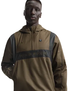 Shox Men Jackets - Brown - Size M - Cotton Jersey - Brown - Size: Medium - Nike - FashionsVida