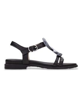 Para mujer. HV264765 Sandalias Bali (36), Piel, Plano, 1 a 3cm, Hebilla, Casual