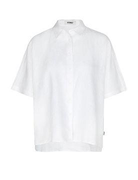 Leinenbluse MELANIA weiss S damen