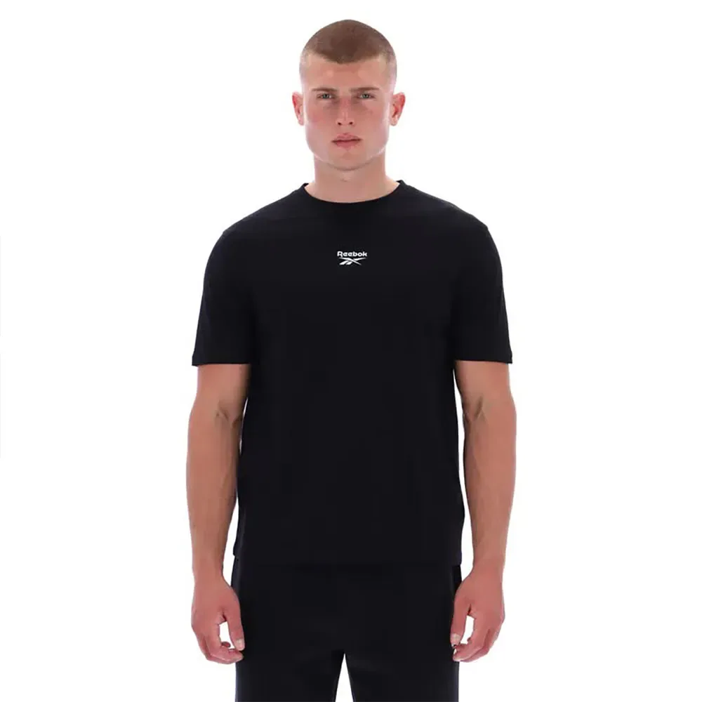 Classics Maglietta A Maniche Corte Mitcham Frnt Bk Logo Black M - Reebok - FashionsVida