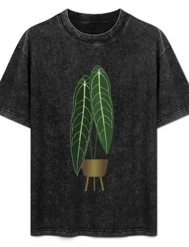 Queen Anthurium (Warocqueanum) Art T-Shirt Casual Fashion Short Sleeve Cotton T-Shirt - Aliexpress - FashionsVida