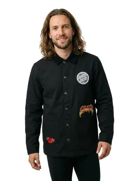 Veste Plant Washed Washed Black M - Santa Cruz - FashionsVida