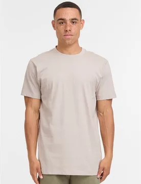 T-Shirt - Basic Tee - S bis XXL - für Männer - Größe L - grau - Männer - male - Urban classics - FashionsVida