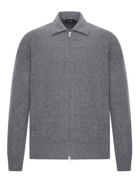 Nome Giacca In Cashmere Con Zip