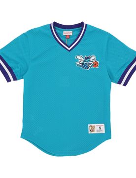 Casacca Uomo Nba Fashion Mesh V-neck Vintage Logo Chahor Original Team Colors