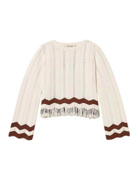 Twinset Maglie Bicbianco/Dark Root