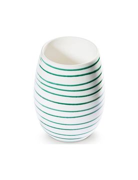 Jarrón de 21 cm verde flameado verde