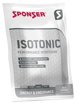 Boîte De Monodose Isotonique Rouge Orange 52g 20 Unités - Sponser Sport Food - FashionsVida