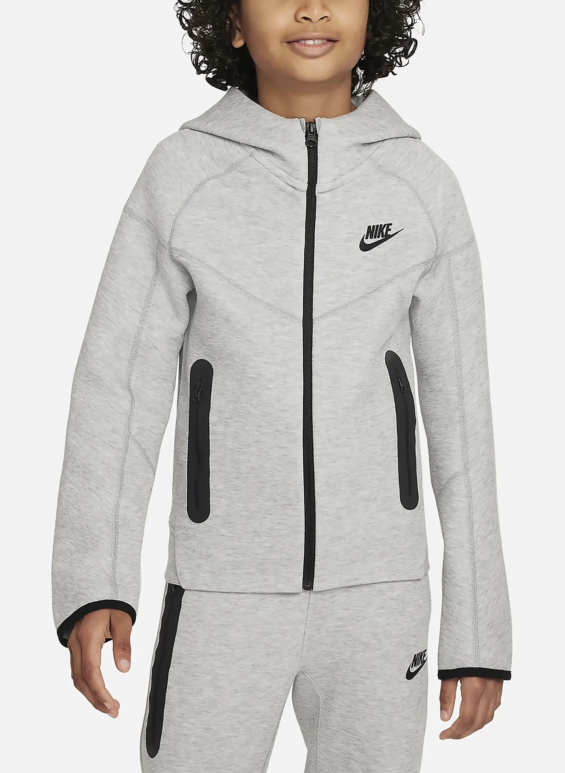 FELPA TECH CON CAPPUCCIO RAGAZZO S - Nike - FashionsVida