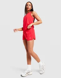 Womens Pantaloncino Run Split - Rosso, rosso rosso Donna taglia M