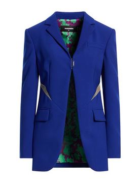 Americana Mujer Azul eléctrico 34,36,38,40 Mujer