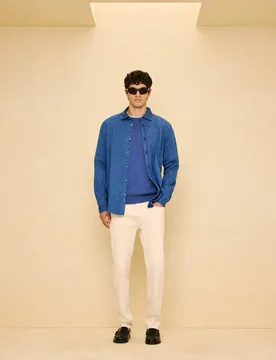 Camisa manga larga para hombre denim - Easy Wear - FashionsVida