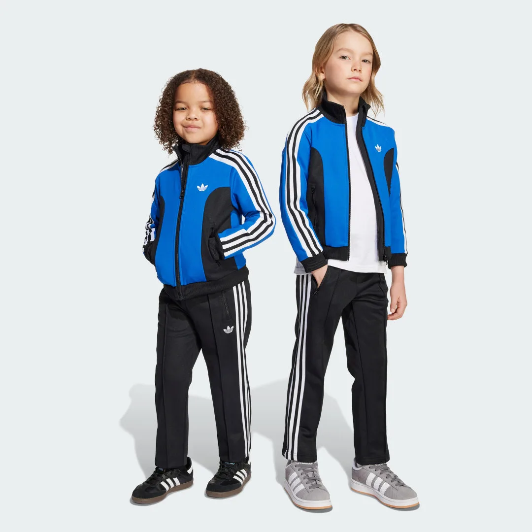 Tuta AOP per bambini 7-8A Black / Blue - Adidas - FashionsVida