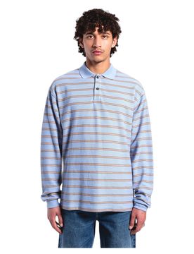 Polo dr.denim reno polo - zen blue stripe