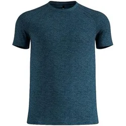 Herren Laufshirt Essential Seamless petrol S M
