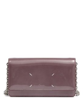 Cm Mini Patent Leather Shoulder Bag with Detachable Chain Strap