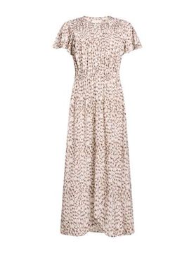 Midi-Kleid Damen Cremeweiß 32 Damen