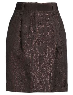 Minirock Damen Dunkelbraun 34 Damen