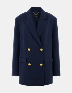 Giacca a righe sottili donna blu scuro - MARCIANO BY GUESS - FashionsVida