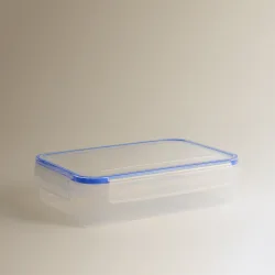 Hermético de plástico rectangular