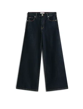 Jean Jambe Large bleu marine 29/L34 - Tommy hilfiger - FashionsVida