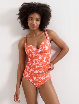 Floral High Waisted Bikini Bottoms Pink Mix female - Phase Eight - FashionsVida