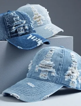 Pieza Gorra de béisbol vintage lavada con efecto desgastado ajustable para parejas, sombrero casual de protección solar para mujeres y hombres - Shein - FashionsVida