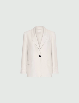 MARELLA giacca in tela donna bianco