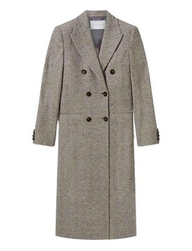 Cappotto in tweed doppiopetto