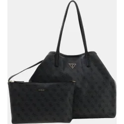 Bolso tote con botón imantado y pouch extraíble