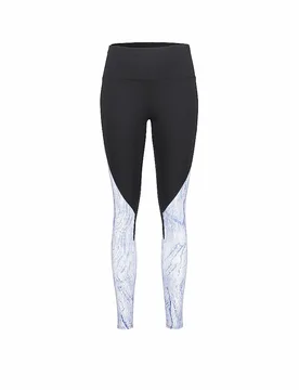 Damen Lauftight Monna Print schwarz 38 W - Rukka - FashionsVida