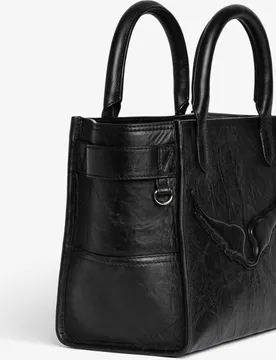 Zadig & Voltaire - Bolso pequeño tote de piel con efecto arrugado y bandolera - Zadig & Voltaire - FashionsVida