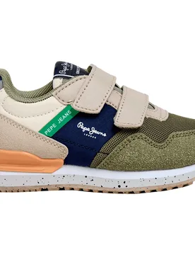 Scarpe Da Ginnastica Per Neonati London South Moon Mist Green EU 30 - Pepe jeans - FashionsVida