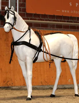 Manski Zweispänner Geschirr EXCEL black/havanna MSH - Reitsport Manski - FashionsVida