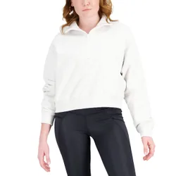 New Athletics Remastered 1/4 Zip Sweater Sea Salt Heather M Damen