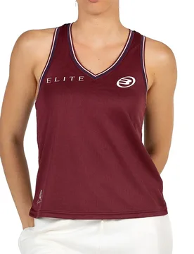 Gemma 25i Sleeveless T-shirt Bordeaux Wine XS - Bullpadel - FashionsVida