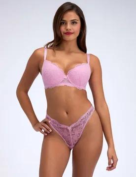 Billie Lace Balconette Bra Blush female - Boux Avenue - FashionsVida