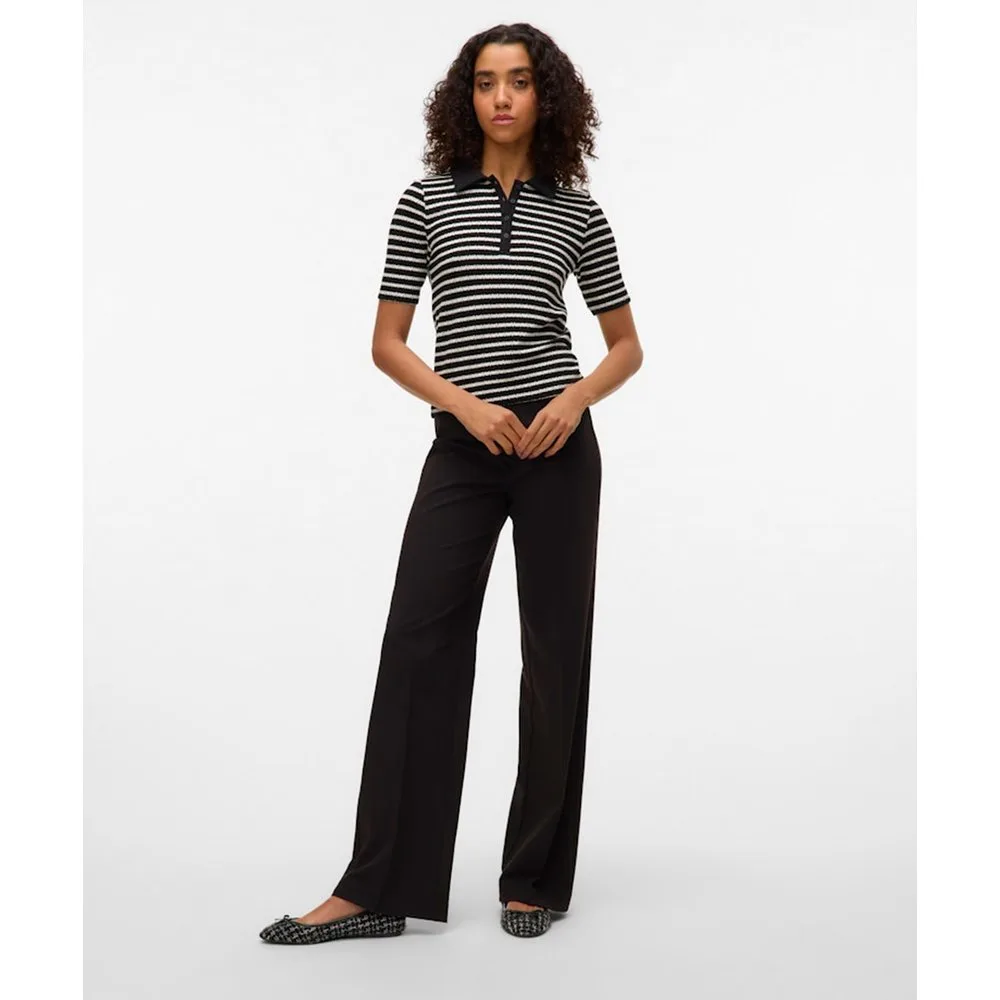 Pantalón de vestir de mujer con pinzas - Vero Moda - FashionsVida