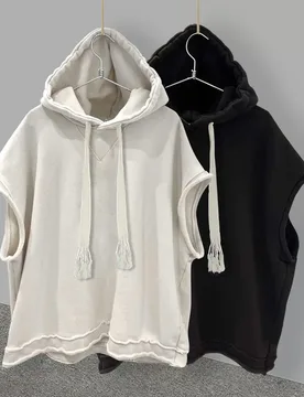 Hooded Sleeveless T-shirt Men's Solid Color Summer Versatile Handsome Vest Casual Loose - Aliexpress - FashionsVida