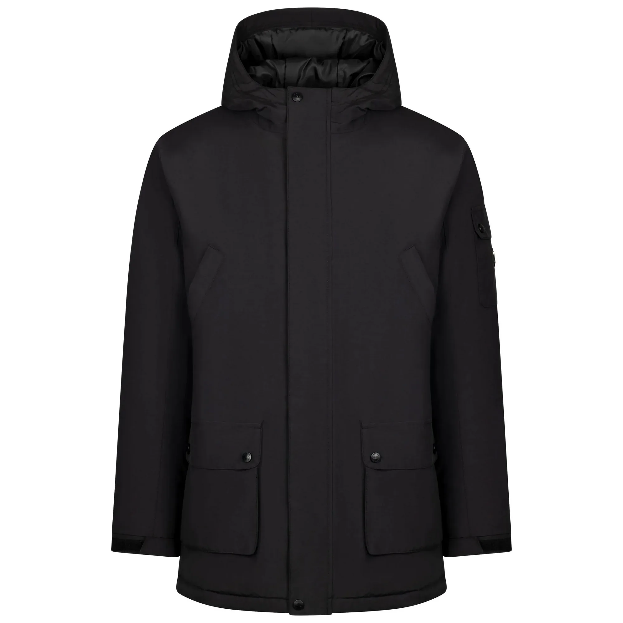 Mens Stewart Waterproof Jacket (Black) - Size X-Large - Trespass - FashionsVida