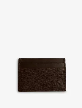 Tarjetero de piel con logo de hombre - Scalpers - FashionsVida