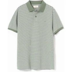 Polo rayas de hombre piqué algodón slim fit